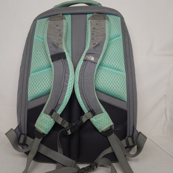 The North Face Surge Transit Backpack Gray/Aqua - Picture 3 of 11